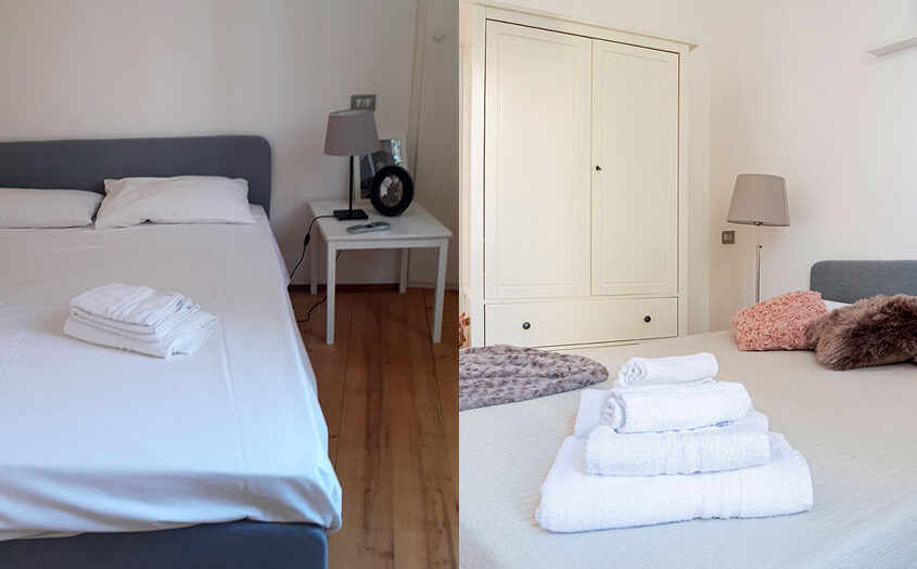 Prima e dopo: Appartamento Strada della Carità 8 Milano